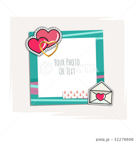 Romantic photo frame 32276606