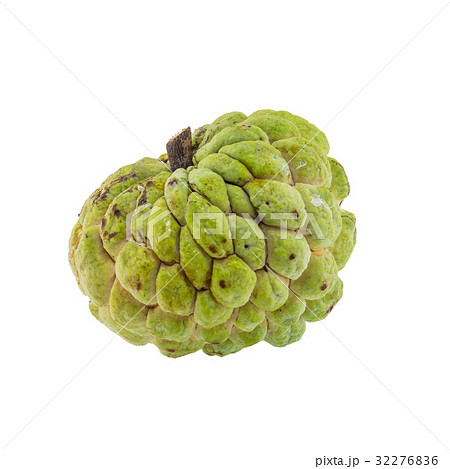custard apple isolated on white background. custard apple isolated on white background. 32276836