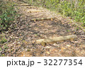 登山道の木製階段 32277354