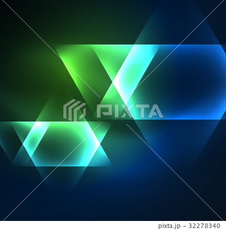 Glowing geometric shapes Glowing geometric shapes 32278340