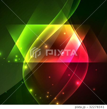 Glowing geometric shapes 32278341