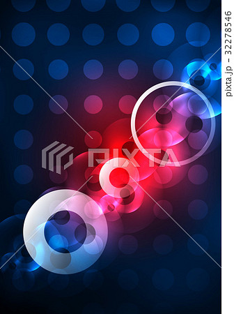 Glowing circles in the dark 32278546