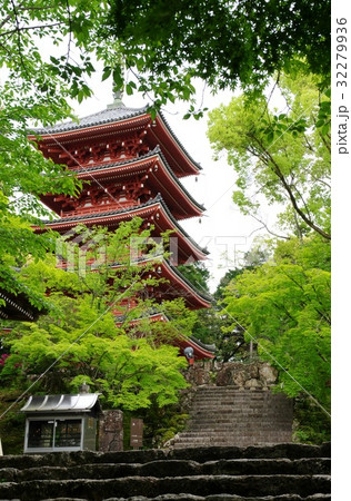 竹林寺五重塔 32279936