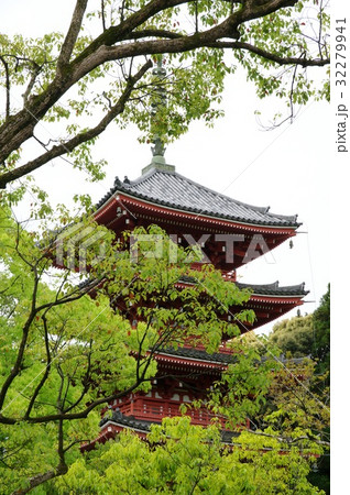 竹林寺五重塔 32279941