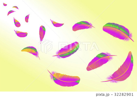 Feathers vector set in a 3d style. Icon Feathers vector set in a 3d style. Icon 32282901