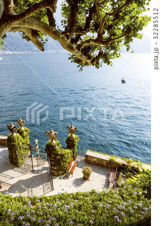 Garden of Villa del Balbianello at Como Lake Garden of Villa del Balbianello at Como Lake 32285512