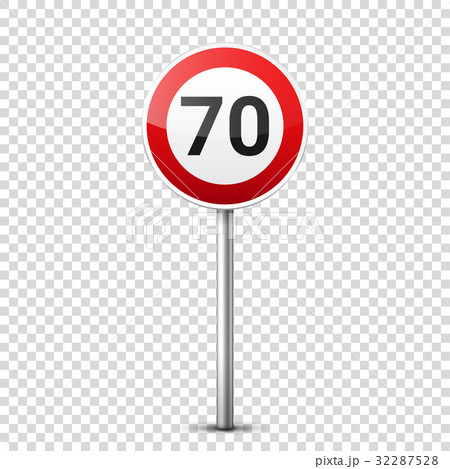 Road red signs collection isolated on transparent Road red signs collection isolated on transparent 32287528