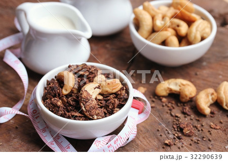 healthy granola with cashew healthy granola with cashew 32290639