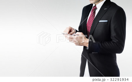 Asia Business man on white background Asia Business man on white background 32291934
