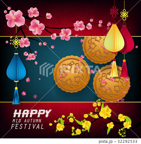 happy mid autumn festival chinese background happy mid autumn festival chinese background 32292533