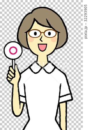 Young nurse glasses eyes 32293905