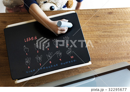 Sign Language Number Instruction Lesson Graphic 32295677