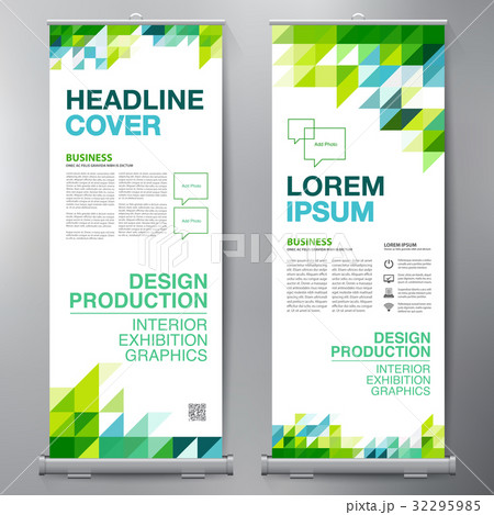 Business Roll Up. Standee Design. Banner Template. 32295985