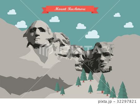 Mount Rushmore Vector illustration Mount Rushmore Vector illustration 32297821