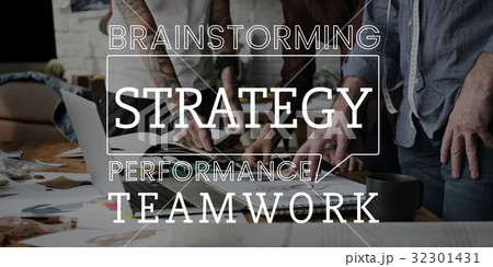 Business teamwork strategy successful word 32301431