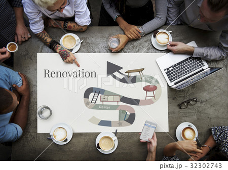 Home Repair Renovation Interior Design Concept 32302743