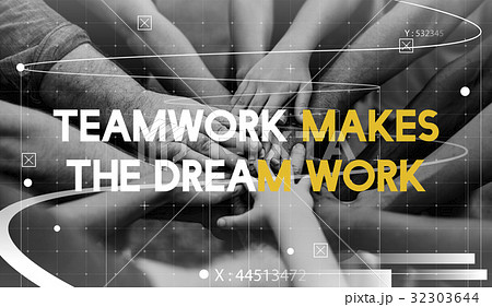 Group of people holding hand assemble togetherness 32303644