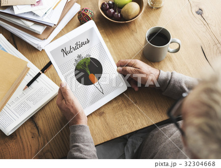 Healthy Eating Food Lifestyle Organic Wellness Graphic 32304668