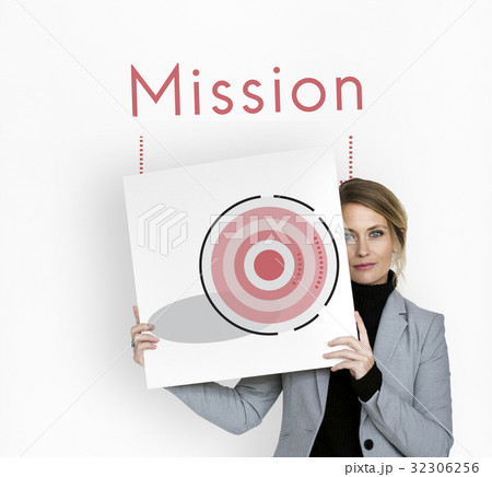 Business Achievement Goal Mission Plan Strategy Icon Symbol 32306256