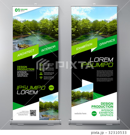 Business Roll Up. Standee Design. Banner Template. 32310533