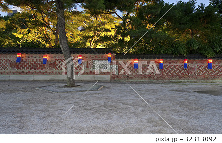 古建築 フェンス 塀 32313092