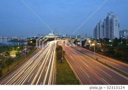 国会議事堂 軌跡 夜景 32313124