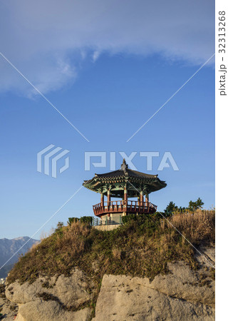 束草市 崖 風景 32313268