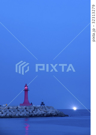 灯台 防波堤 束草港 32313279