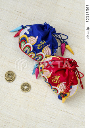 工芸品 福袋 巾着袋 32313563