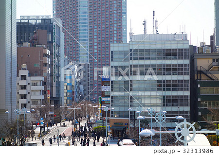 都市風景　田町駅前　芝浦 32313986