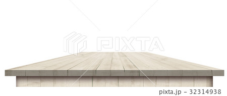 Empty wooden table perspective with clipping mask Empty wooden table perspective with clipping mask 32314938