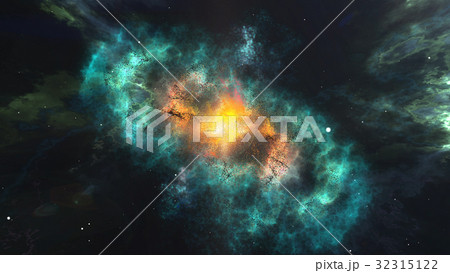 A beautiful bright galaxy 32315122