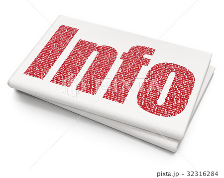 Information concept: Info on Blank Newspaper 32316284