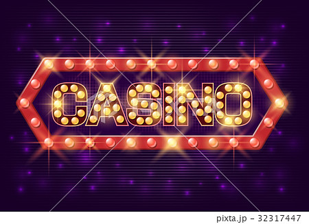 Casino poster vintage style. Casino banner with Casino poster vintage style. Casino banner with 32317447