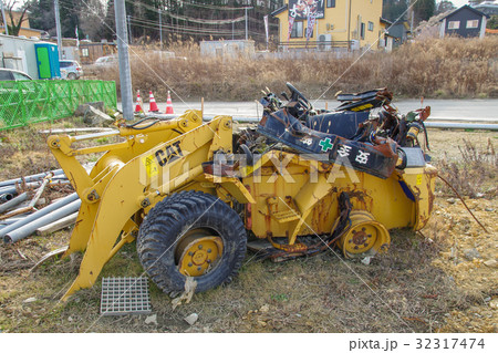 宮城県南三陸町　東日本大震災の津波被害 32317474
