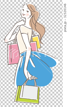 shopping woman 32320146