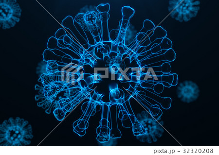 3d rendering viruses in infected organism, viral 3d rendering viruses in infected organism, viral 32320208