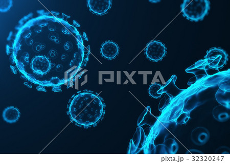 Virus and germs, bacteria, cell infected organism 32320247