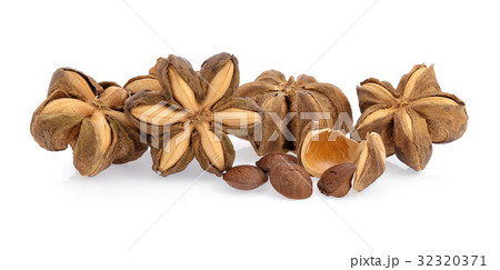 Peas star Incas isolate on white background 32320371
