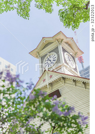 札幌時計台（+ライラック） 32322013