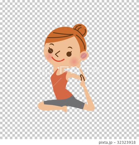 鳩のポーズ 32323918