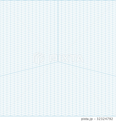 Wide angle isometric grid graph paper background Wide angle isometric grid graph paper background 32324792