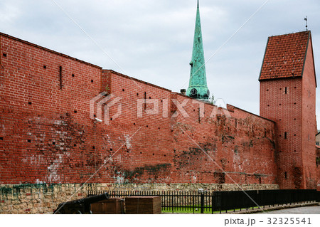 restored section of Riga Old City Walls in autumn restored section of Riga Old City Walls in autumn 32325541