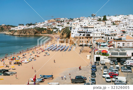 urban beach Praia do Peneco in Albufeira city urban beach Praia do Peneco in Albufeira city 32326005