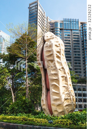 peanut statue in front of museum in Guangzhou peanut statue in front of museum in Guangzhou 32326232