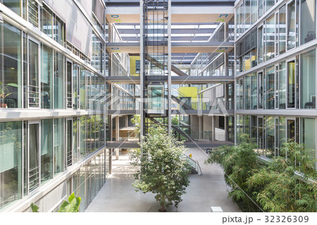 Interior of of morden office building. Interior of of morden office building. 32326309