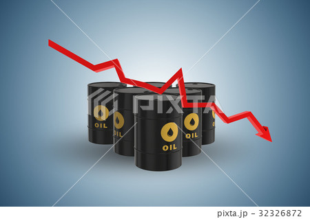 Concept of oil prices - 3d rendering 32326872