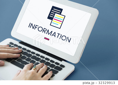 Information articles blogging on a device screen Information articles blogging on a device screen 32329913