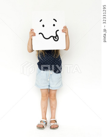 Illustration of drunk unconscious face on banner 32331295