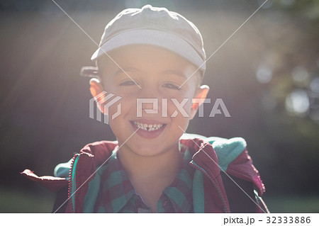 Close-up portrait happy boy Close-up portrait happy boy 32333886